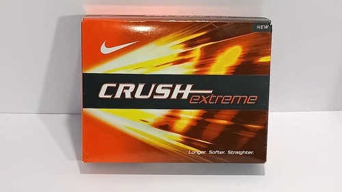 Nike Crush Extreme Logo Pack Of 12 Golf Balls Brand New
