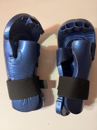 Lightning Products Grappling Gloves Pair Open-Finger Blue/Black Wrist Straps