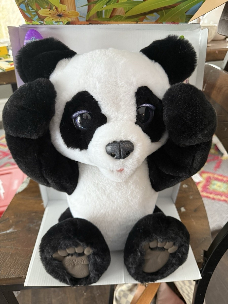 FurReal E85935S1 Plum The Curious Panda Bear Plush Toy for sale