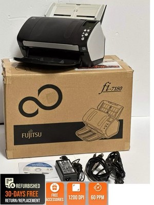 Fujitsu FI-7180 Duplex USB3 Scanner PA03670-B005 Full set in OEM box Open Box!