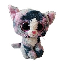 Ty Beanie Boo LINDI the Tie Dyed Kitty Cat 6" Plush Stuffed Animal 2016 Gift