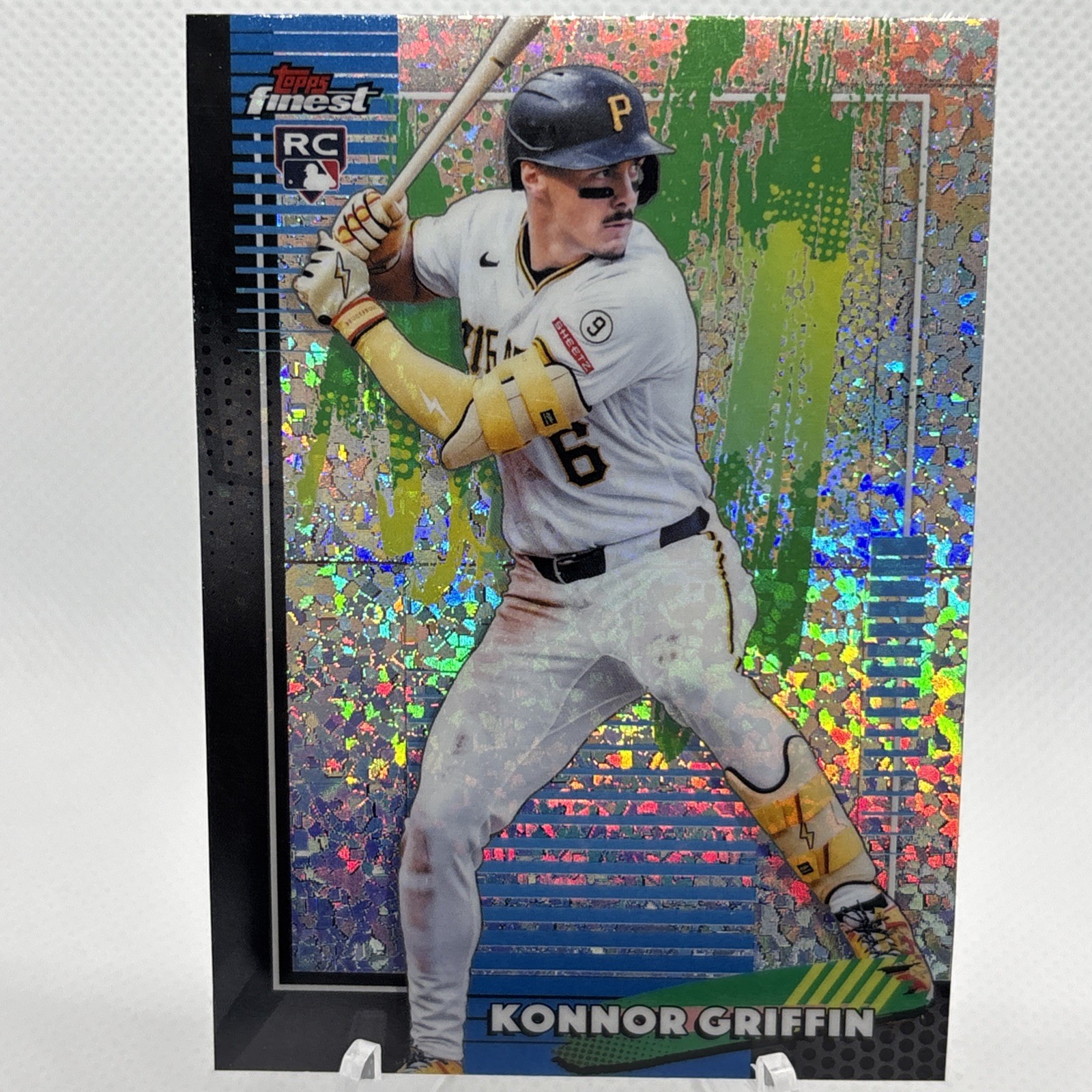 2026 Topps Finest - Common Konnor Griffin #6 Mini-Diamond Refractor (RC)