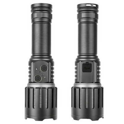 1500000LM Tactical LED Flashlight for Type-C USB Emergency Power Bank For Phones