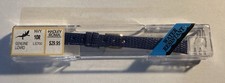 Hadley-Roma Ladies Genuine Lizard Watch Band LS700 Nvy 10R