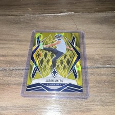 2025 Panini Phoenix #31 Jason Myers Yellow Lava Prizm #/125