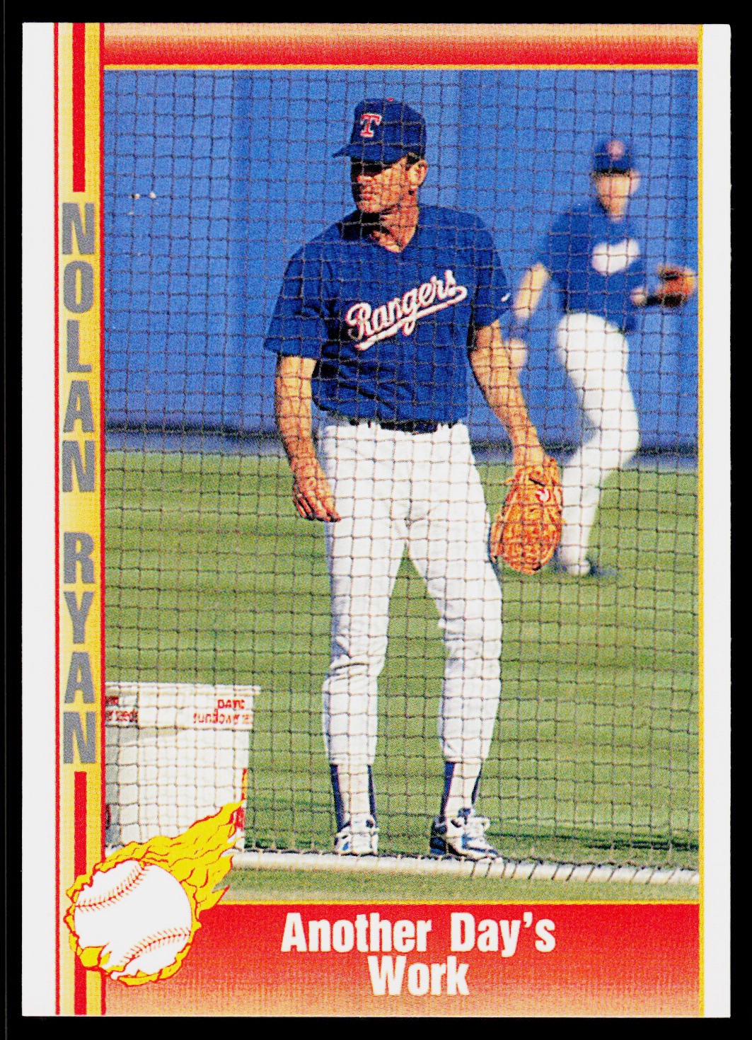 Nolan Ryan, 1991 Pacific Nolan Ryan Texas Express I, #215, Texas Rangers,