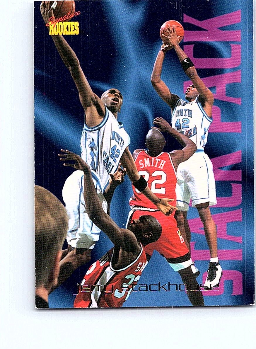 1996 Signature Rookies Basketball Sports Heroes #S9 Jerry Stackhouse Stack Pack