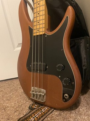 Peavey Patriot Bass, Walnut Color - Guitar Case, Shoulder Strap | eBay