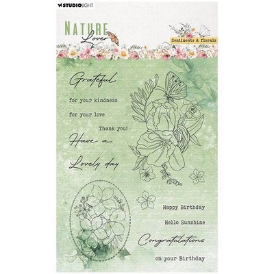 Transparenter Stempel - StudioLight - Sentiments and Florals