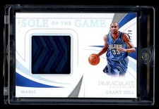 2020-21 Panini Immaculate Sole of the Game Grant Hill Game Used Shoe Sneaker /20
