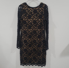 Karen Kane Womens Lace Dress Size Large Floral Whimsigoth Dark Romance