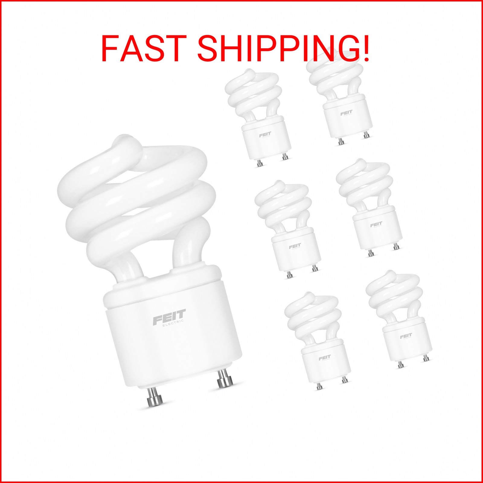 Feit Electric 60W Equivalent CFL Twist Light Bulb on GU24 Ba