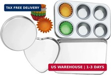 Deluxe Pan Set Compatible with Easy Bake Ultimate Oven Includes 60 Cupcake Lin