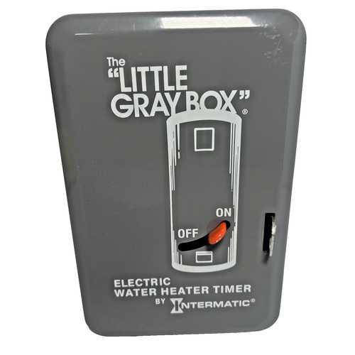 The Little Gray Box Electric Water Heater Timer By Intermatic Double Pole Wh40 .