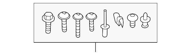 Genuine Audi Bumper Cover Hardware Kit V04-017-001-Q