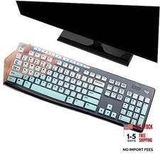 Keyboard Cover Skin Protector for Logitech MK295 MK275 MK270 Wireless MintGreen