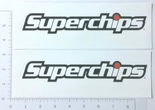 Pair Of Superchips Performance Nhra Racing Sponsor Advertising Stickers Decals