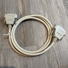 6FT DB25 DB-25 25 Pin Male to Female M/F Parallel Cable Extension Beige Cord