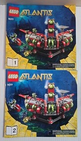LEGO set 8077 Atlantis Exploration HQ ATLANTIS Complete with Instruction Manuals