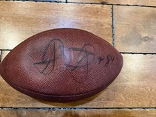 Shannon Sharpe Broncos Signed Autographed 1997 Wilson GAME USED NFL Pro Football