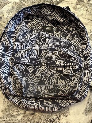 Vans Old Skool lll Off The Wall Black & White Backpack Logo Print