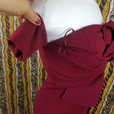 reception off shoulder dress fashion nova FINAL SALE! Nova Luxe- Side Train Off Shoulder Dress (FINAL SALE! NO RETURN! NO EXCHANGE!)