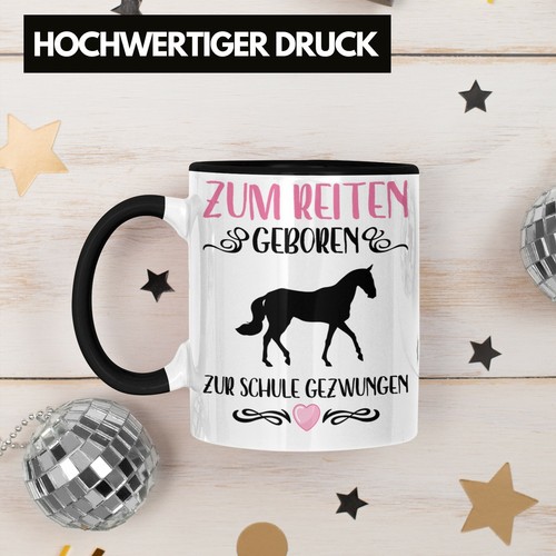 Trendation - Pferde Mädchen Geschenk Tasse Reiten Reiterin Kinder Becher Spruch - Bild 4 von 49