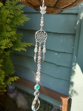 Dream catcher  Sun catcher to catch dreams & guardian Angel to Watch Over You 