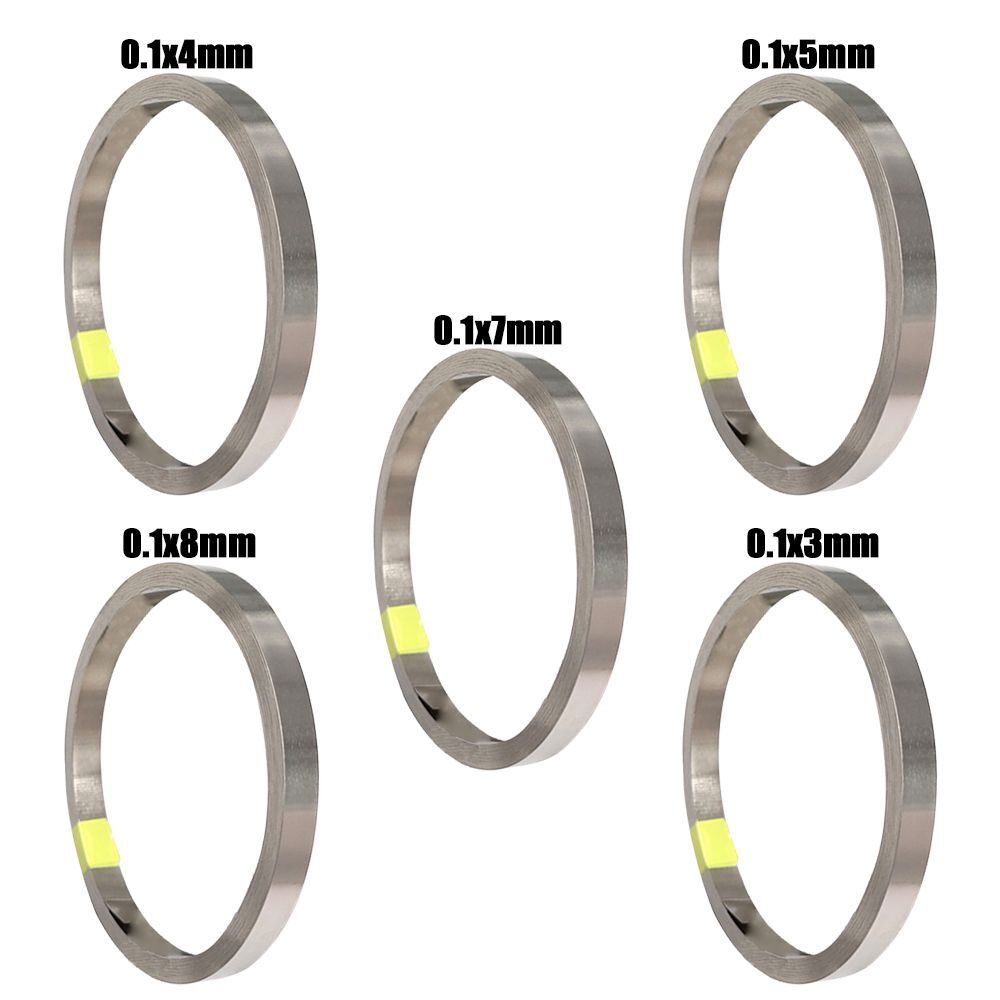Bande En Acier Plaqué Nickel Pour Soudure De Batterie - 0.1-0.2mm D'épaisseur, 8mm De Large, 10m