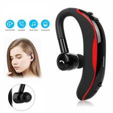 Wireless Bluetooth Earphone Hands-free Earpiece Headset Noise Cancellation