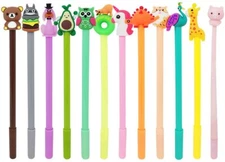 Wrapables Novelty Pens for School, Office, Stationery (Set of 12)