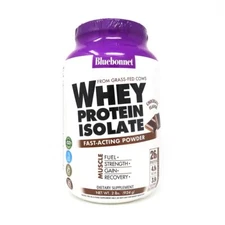 BlueBonnet Natural Whey Protein Isolate Powder Chocolate 2 Pound Immunity Boost