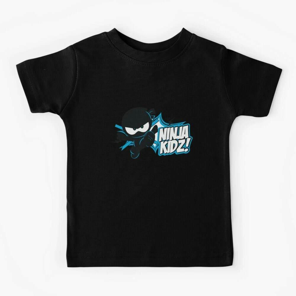 Ninja Kidz White Unisex Kids T-shirt, Ninja Kidz Kids T-shirt for Boys and  Girls