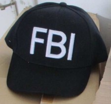 NEW! FBI CAP HAT BLACK