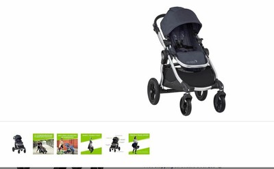 baby jogger city select stroller carbon