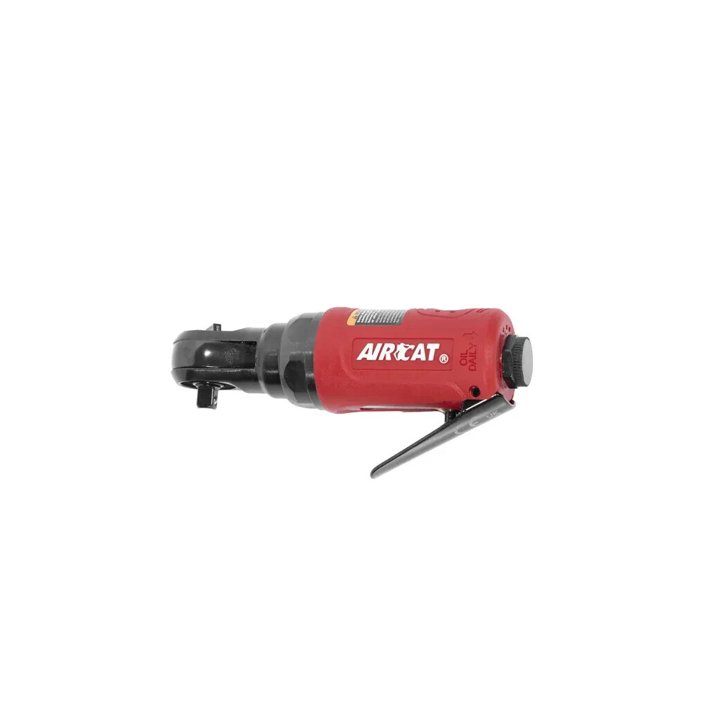 AIRCAT 1/4 Air Ratchet 5.4-Inch L with 35 Ft-Lb Max Torque 300 RPM (807-25) NEW