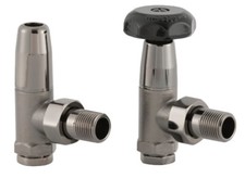 Manual Traditional Radiator Valve - Black Nickel - 50% SALE
