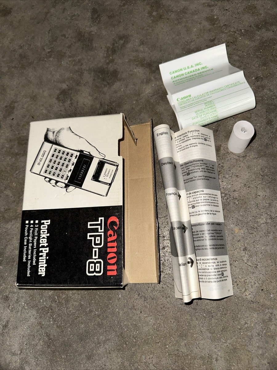 プリンター・複合機 Canon TP-8 Pocket printer プリンター・複合機 Canon TP-8 Pocket printer Vintage Canon