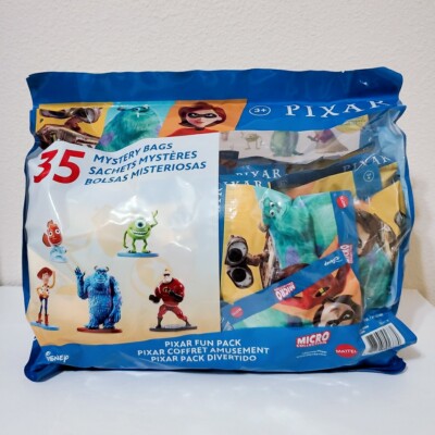 Mattel Disney Pixar Fun Pack Mystery Bags Toy Micro Collection 35 Mini Figures