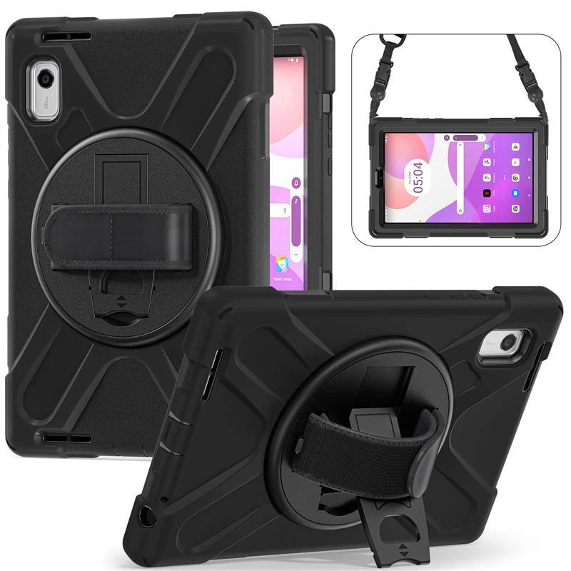 Lenovo Tab M9 TB310XU 9 in Case Stand Tablet Shockproof Hand Strap Handle Cover - Image 3 of 4