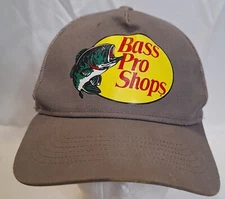Bass Pro Shops Mesh Trucker Snapback Hat Cap Gone Fishing Hunt Men/Women Gray