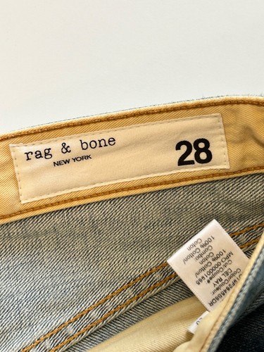 Rag & Bone EUC Maya High Rise Ankle Stright made USA denim jeans 28 - Picture 9 of 9