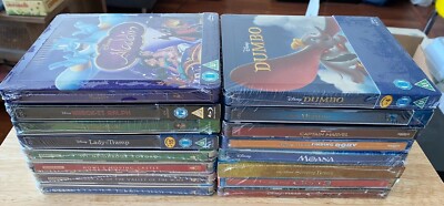 Disney, Studio Ghibli, Marvel Steelbook Blu-Ray Movies ~ Retail ~ NEW Sealed