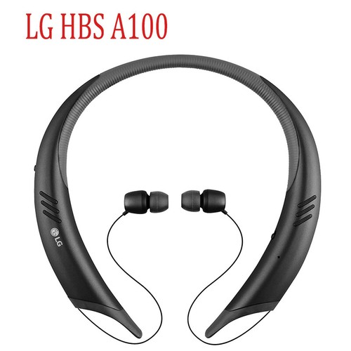 LG TONE Active+ HBS-A100 Wireless Stereo Headset Headphones Black Tested