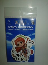 One Piece 5 vinyl sticker pack new 