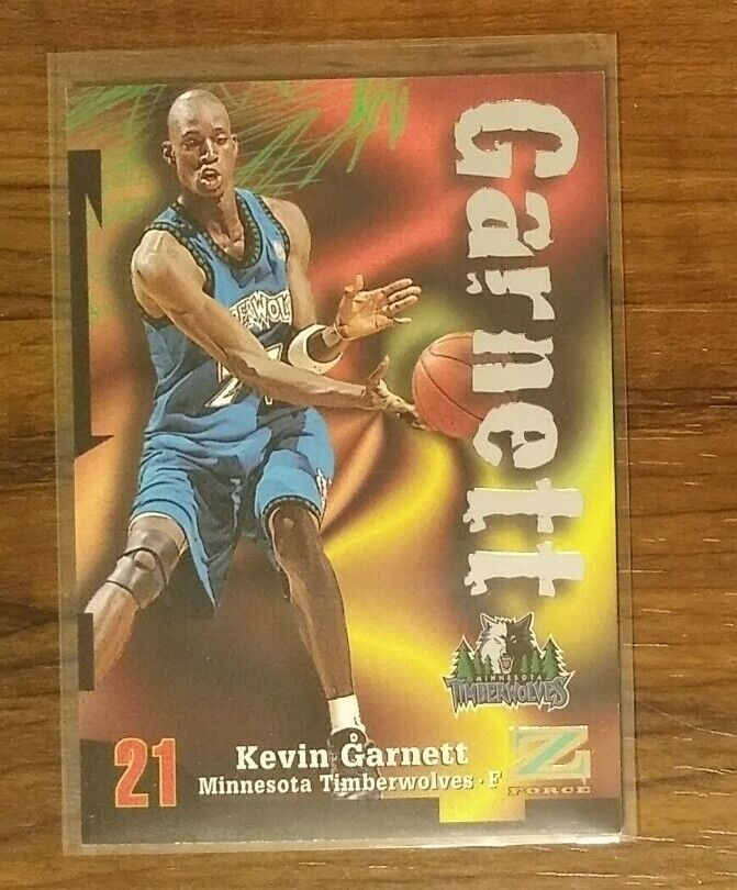 KEVIN GARNETT 1997-98 Skybox Z Force Basketball Card #21 Minnesota  Timberwolves