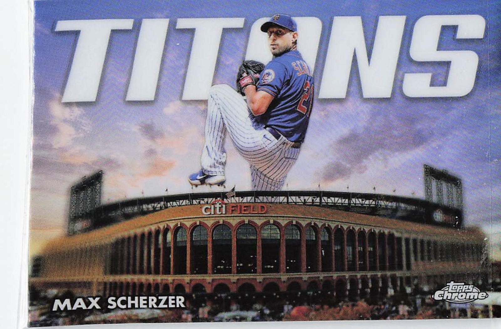 2023 TOPPS CHROME TITANS REFRACTOR #CT-4 MAX SCHERZER