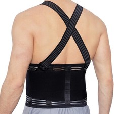 UPC 723905730307 product image for NeoTech Care Adjustable Back Brace Lumbar Support Belt with Suspenders LARGE | upcitemdb.com