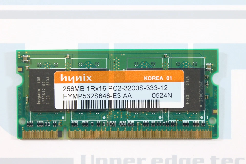 Laptop Name Brand Memory 256MB PC2-3200S DDR2 400MHz Samsung Hynix Nanya Elpida - Image 3 of 3