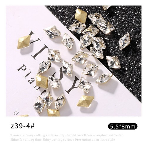 20pz Strass Multi Forma Amore Forma Goccia Diamante Unghie Gioielli Accessori - Foto 16 di 51